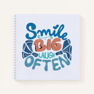 Carnet Sourire Grand Rire Souvent : Message Chaleureux