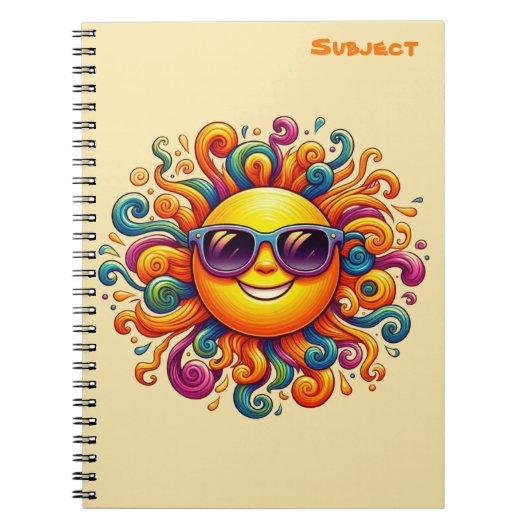 Carnet Sourires ensoleillés (Devant)