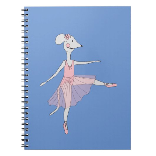 Carnet Souris Ballerine illusima (Devant)