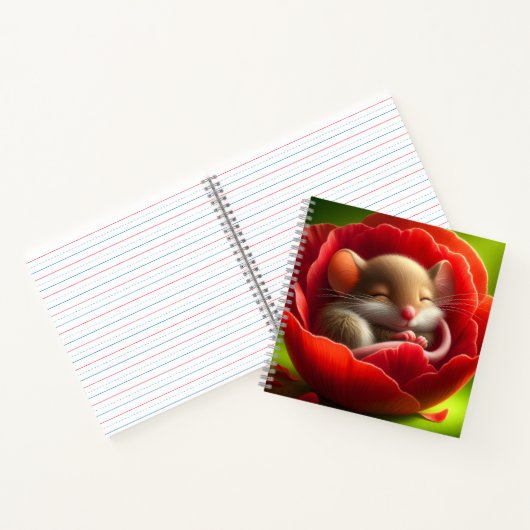 Carnet Souris bébé très mignonne (Intérieur)