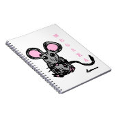 Carnet souris Cute Mooska (Côté Droit)