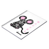 Carnet souris Cute Mooska (Côté gauche)