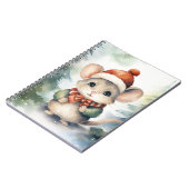Carnet Souris de Noël (Côté gauche)