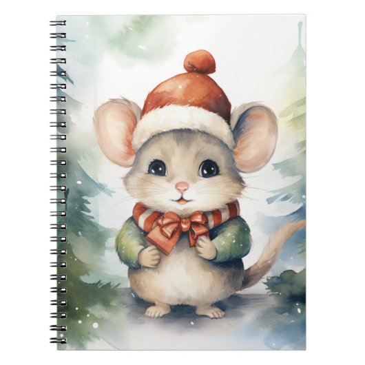 Carnet Souris de Noël (Devant)