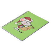 Carnet Souris de Noël et (Côté gauche)