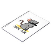 Carnet Souris Drôle Mouse Pun (Côté gauche)