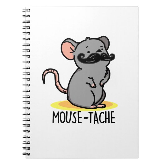 Carnet Souris Drôle Mouse Pun (Devant)