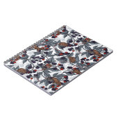 Carnet Souris et mûres sur blanc (Côté gauche)