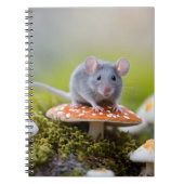 Carnet Souris Gris Sur Toadstool (Devant)