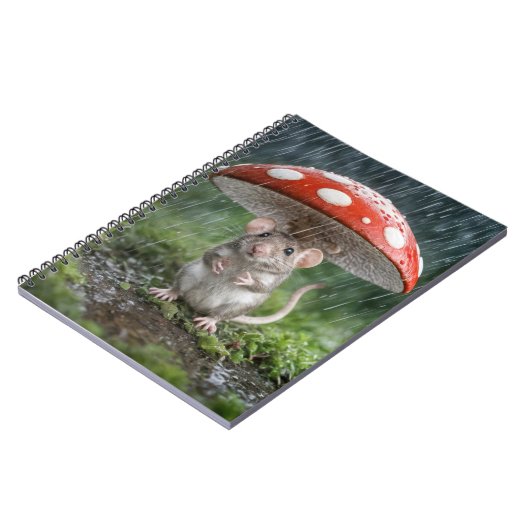 Carnet Souris sous un champignon (Côté gauche)