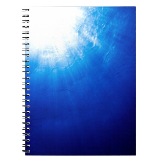Carnet Sous la plongée profonde bleue (Devant)