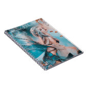 Carnet Sous la sirène Turquoise d'aquarelle marine (Côté Droit)