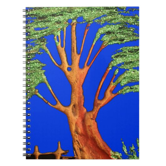 Carnet Sous le ciel bleu : La collection d'arbres Acacia (Devant)