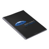 Carnet Sous le parapluie bleu de Debbie (Côté Droit)