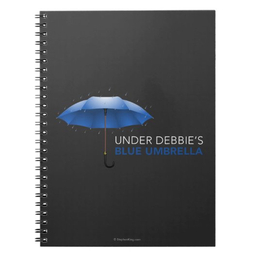 Carnet Sous le parapluie bleu de Debbie (Devant)