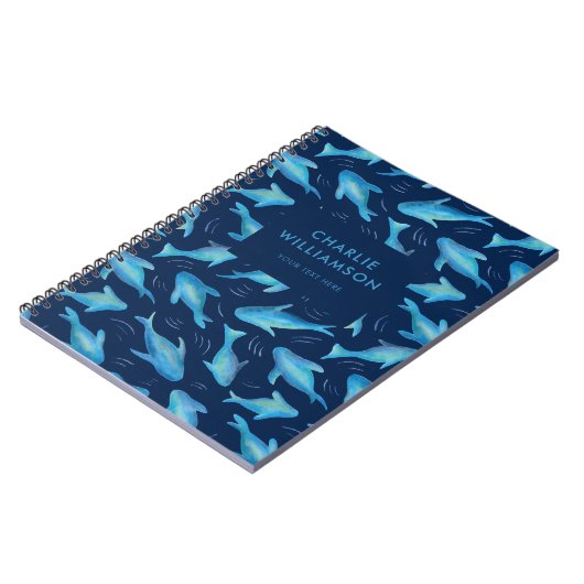 Carnet Sous les enfants de la mer océan poisson requin (Côté gauche)