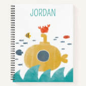 Carnet Sous-marin à doodle mignon | Explorer (Devant)