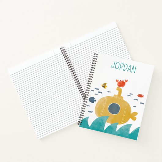 Carnet Sous-marin à doodle mignon | Explorer (Intérieur)