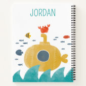 Carnet Sous-marin à doodle mignon | Explorer (Dos)