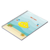 Carnet Sous-marin jaune profond (Côté gauche)