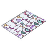 Carnet Sous-vêtements motifs sans soudure vintages : bras (Côté gauche)