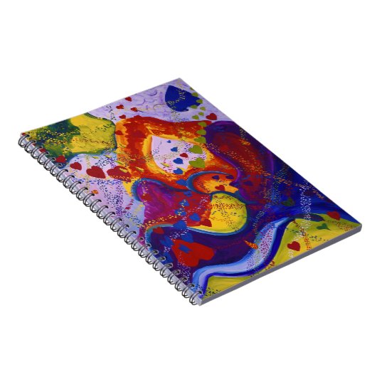 Carnet Souterrain - coeurs de cramoisi et d'iris (Côté Droit)