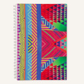 Carnet southwestern borders and triangles collage (Recto)