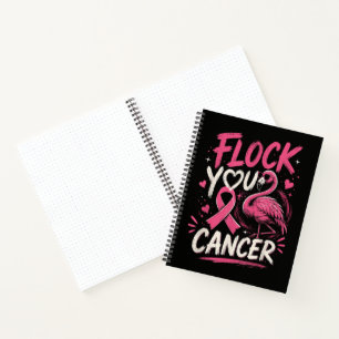 Carnet Soutien de guerrier contre le cancer du sein Flama