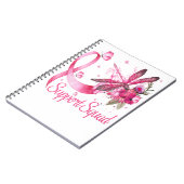 Carnet Soutien Équipe Dragonfly Sensibilisation au cancer (Côté gauche)