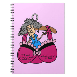 Carnet Soutiens-gorge et humour de rides