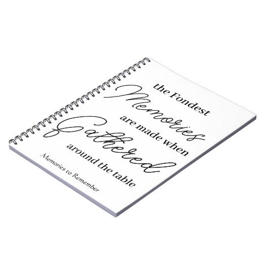 Carnet Souvenirs à retenir (Côté gauche)