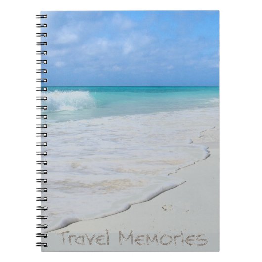 Carnet Souvenirs de voyage Surf doux (Devant)
