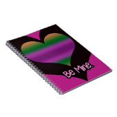 Carnet Soyez à moi Valentine Purple Stripe Coeur (Côté Droit)