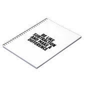 Carnet Soyez comme la soustraction... citation drôle de m (Côté gauche)