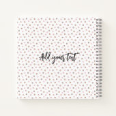 Carnet Soyez courageux Carlin Chiot Personnalisé (Dos)