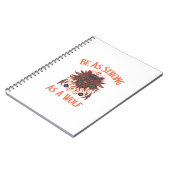 Carnet Soyez Forte Comme Un Loup (Côté gauche)