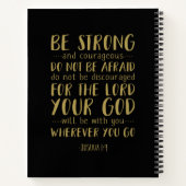 Carnet Soyez Forts Et Courageux, Joshua 1:9 (Dos)