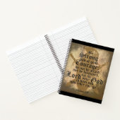 Carnet Soyez forts et de bon courage (Intérieur)