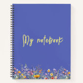 Carnet Soyez forts et libres, comme des Fleurs sauvages | (Devant)