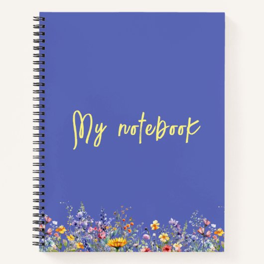 Carnet Soyez forts et libres, comme des Fleurs sauvages | (Devant)