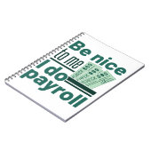 Carnet Soyez gentil avec moi Je fais Paie (Côté gauche)