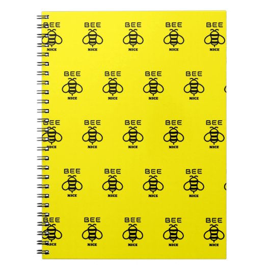 Carnet Soyez gentil avec un design minimal (Devant)