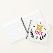 Carnet Soyez heureux (Intérieur)