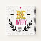 Carnet Soyez heureux (Dos)