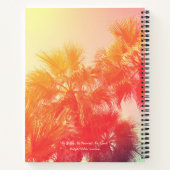 Carnet Soyez honnête Soyez honnête Citation Rétro Palm Tr (Dos)
