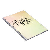 Carnet Soyez la Lumière Matthieu 5:14 (Côté Droit)