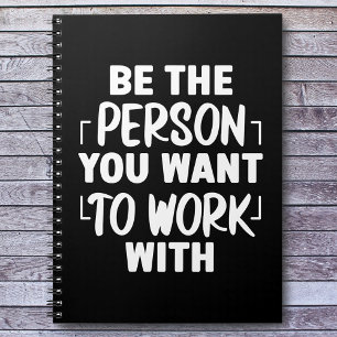 Carnet Soyez la personne citant la motivation