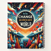 Carnet Soyez le changement que vous souhaitez voir (Dos)
