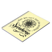Carnet Soyez le soleil (Côté gauche)
