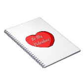 Carnet Soyez mes Valentines Dessin Coeur de bonbons (Côté Droit)